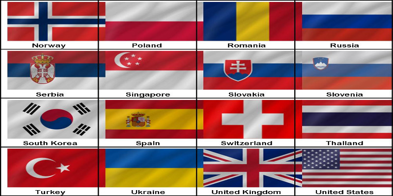 Paesi partecipanti IPO 2019